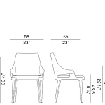 Кресло Стул Potocco Velis Hug 942/H POTOCCO