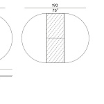 Стол обеденный Potocco  Intpeccio 950/TC1 POTOCCO