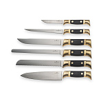 Комплект профессиональных ножей на подставке ACGKNOE990AS OFFICINE GULLO