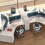 Офисный стол Operative winglet 2 BRALCO