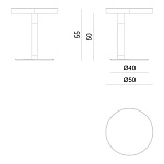 Столик журнальный, кофейный, Visionnaire Franky High VISIONNAIRE