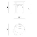 Столик журнальный, кофейный, приставной Visionnaire Trapeze Coffee Table VISIONNAIRE