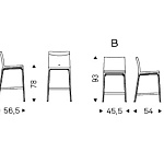 Стул барный Cattelan Italia Arcadia CATTELAN ITALIA