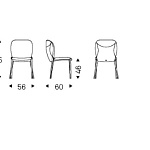 Стул Cattelan Italia Nancy ML CATTELAN ITALIA