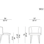 Кресло Potocco Lèna 903\P - 903 POTOCCO