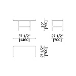 Столик туалетный Стол письменный Lema Victor LEMA