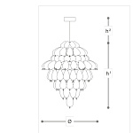 Люстра 479 Grapeflut ITALAMP