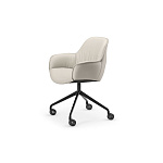 Стул с подлокотниками Cattelan Italia Scarlett Wheels CATTELAN ITALIA