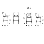 Стул барный Cattelan Italia Miranda CATTELAN ITALIA