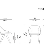Кресло Potocco Lyz 918\P - 918 POTOCCO