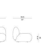 Кресло-шезлонг Potocco Jade 953/L POTOCCO