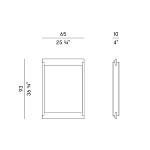 Зеркало Potocco E Claire 957/SM POTOCCO