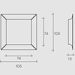 Зеркало Fiam Caadre 610/ V FIAM