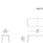 Банкетка Potocco Velis 942/O4 - 942/O2 POTOCCO
