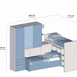 Композиция детской Configuration 357 TUMIDEI