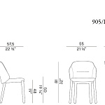 Кресло Potocco Concha 905 - 905\P POTOCCO