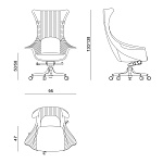 Кресло руководителя Visionnaire Planet VISIONNAIRE
