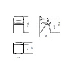 Стул Gallotti & Radice Keyko GALLOTTI & RADICE