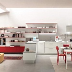 Кухня Alicante Blu / Azurro / Rosso FEBAL