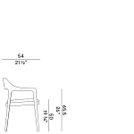 Кресло Potocco Scheggia 906/P POTOCCO