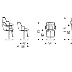 Стул барный Cattelan Italia Rihanna X CATTELAN ITALIA