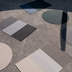 Ковер для улицы Potocco Clue 971/C Grey circular - outdoor POTOCCO