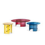 Столик журнальный Potocco Double L Glaze 952/TVHC-52 - 952/TVMC-70 - 952/TVBC-110 POTOCCO