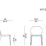 Кресло Potocco Hiru 947/P - 947 POTOCCO