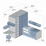 Композиция детской Tumidei Configuration 370 TUMIDEI