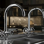 Смеситель для кухни Officine Gullo Tap with arch spout / Rubinetto con getto ad arco OFFICINE GULLO