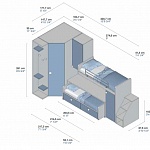 Композиция детской Tumidei Configuration 354 TUMIDEI