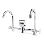 Двойной смеситель с изогнутым изливом Officine Gullo Double mixer with arch spout / Doppio miscelatore con getti ad arco OFFICINE GULLO